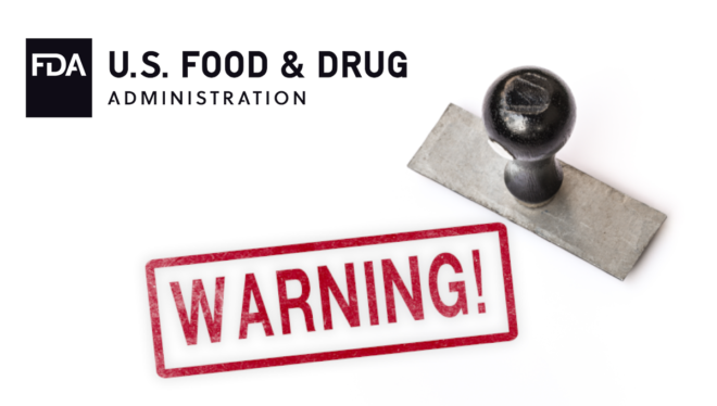 FDA Warning Letter