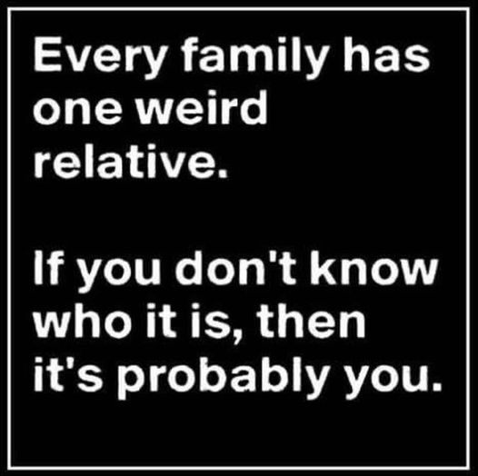 one weird relative