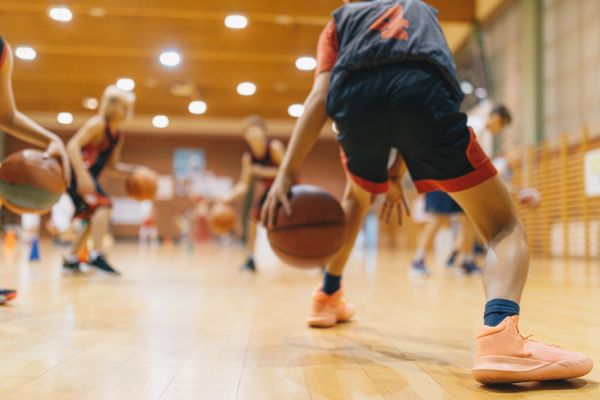 championship basketball practice for kids