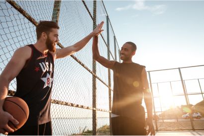 basketball high five